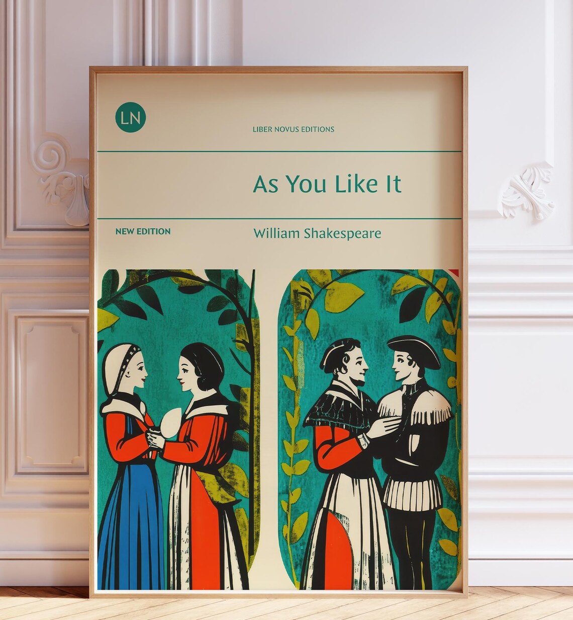 As You Like It Shakespeare Theatre Wall Art Print