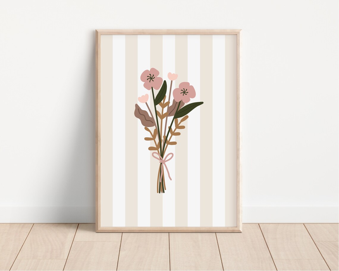 Bunch of Flowers Print, Girls Nursery Decor - Image 2