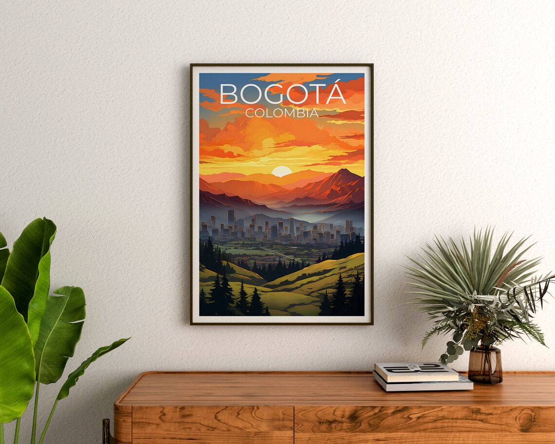 Bogota Travel Poster, Colombia City Art Print - Image 3