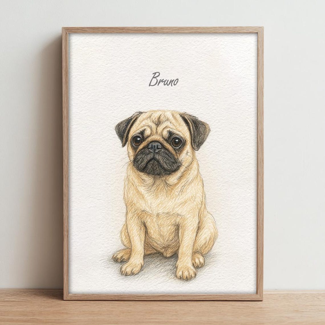 Custom Watercolor Portraits Personalized Pet Art Print - Image 3