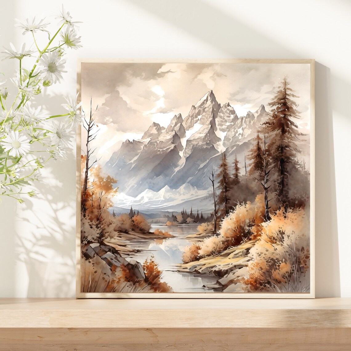 Grand Teton National Park Travel Poster, Wall Art - Image 5