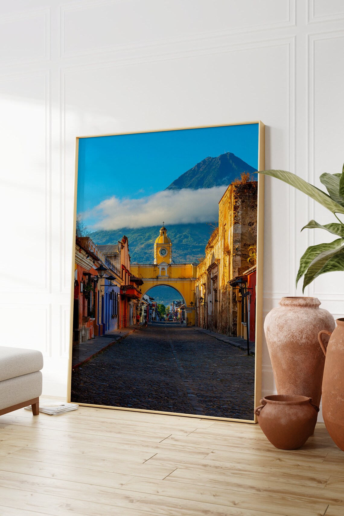 Antigua Guatemala Travel Poster, Real Photo Art Print - Image 2