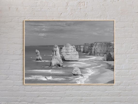 Black And White Australia Print Wall Art Poster Photo Decor