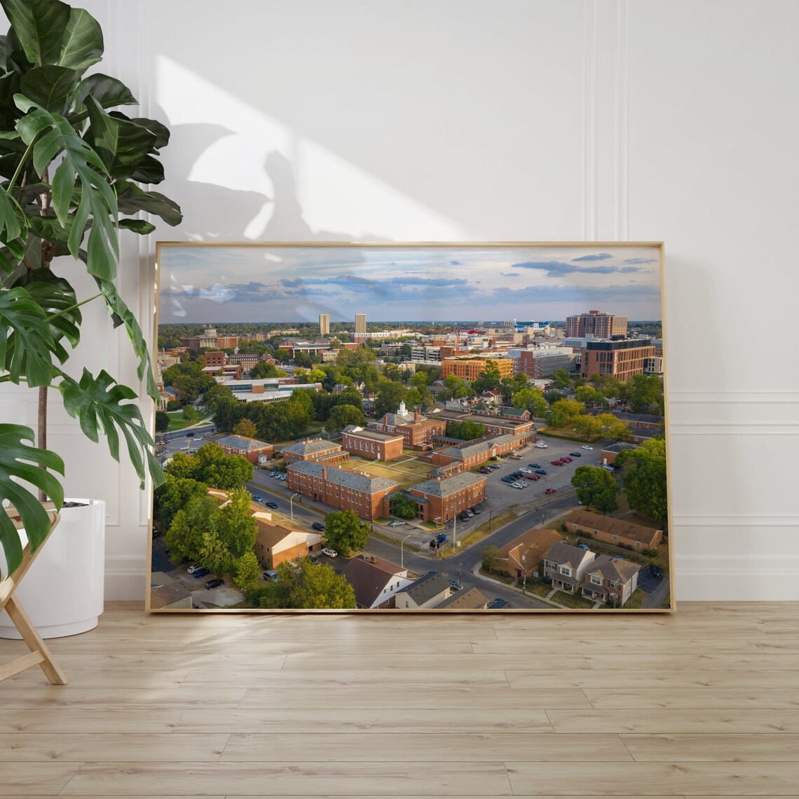Lexington Kentucky Aerial Skyline Red Brick Historic City View Poster - Image 2