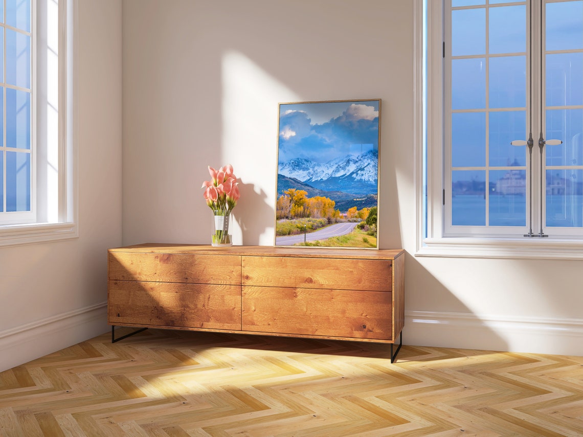 Colorado Mountain Road Golden Fall Aspens and Snow Peaks Poster - Image 4