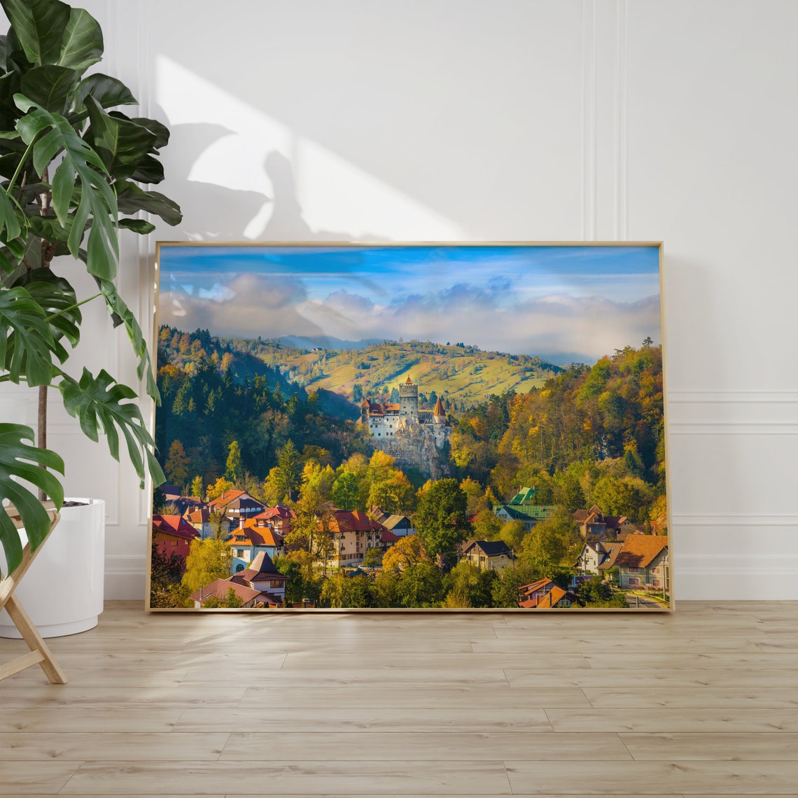 Legendary Bran Castle Romania Dracula Castle on Rocky Hill Poster - Image 2