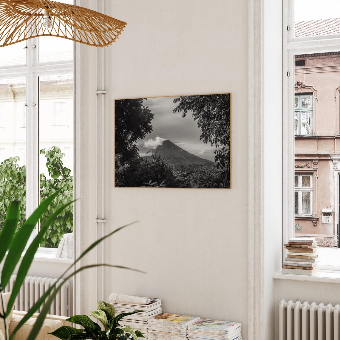 Black And White Nicaragua Print Nicaragua Wall Art Nicaragua Poster Nicaragua Photo Nicaragua Poster Print Nicaragua Wall Decor - Image 2