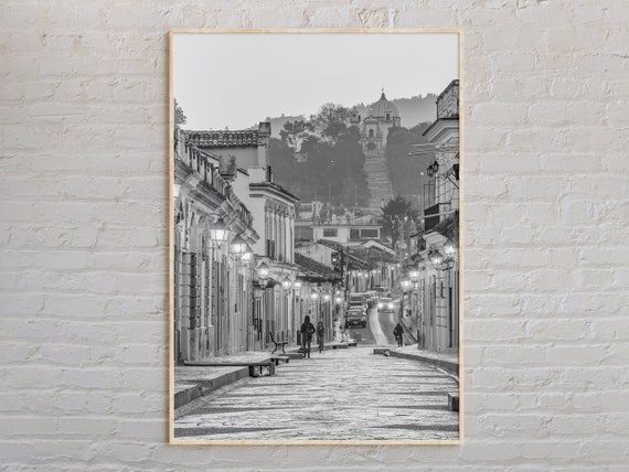 Black And White Mexico Print Wall Art Poster Photo Decor North America