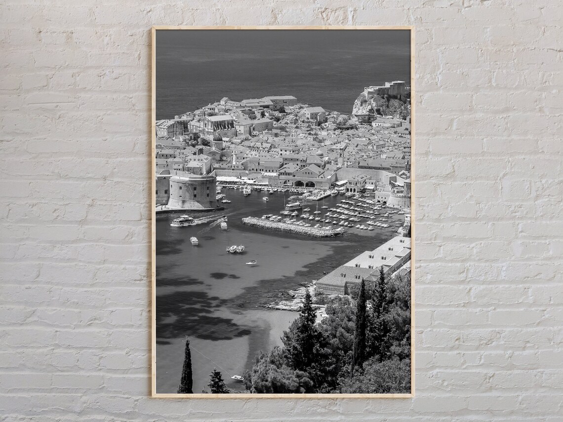 Dubrovnik Photo Decor Croatia Poster Print