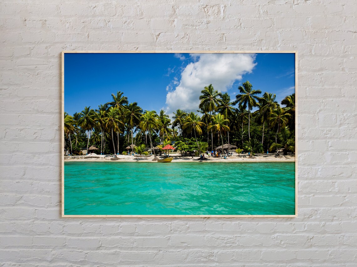 Haiti Real Photo Print, Caribbean Beach Wall Art