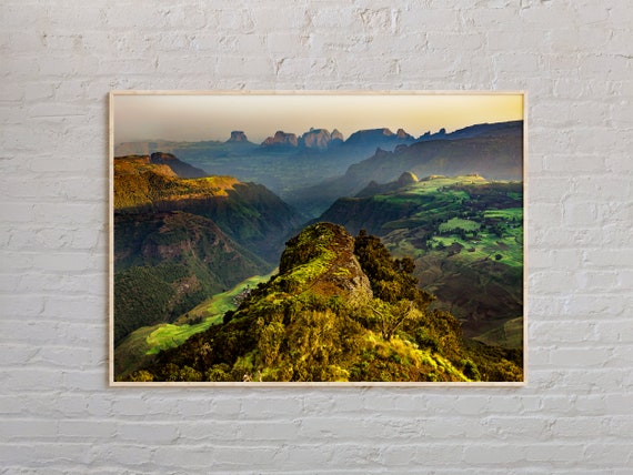 Real Photo Ethiopia Print Wall Art Poster Decor Africa