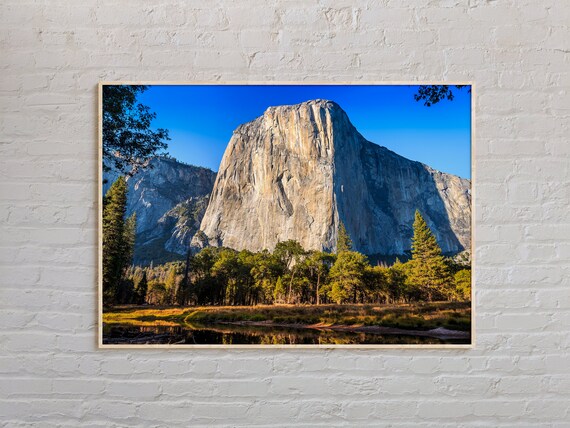 Yosemite National Park El Capitan Granite Monolith Landscape Poster