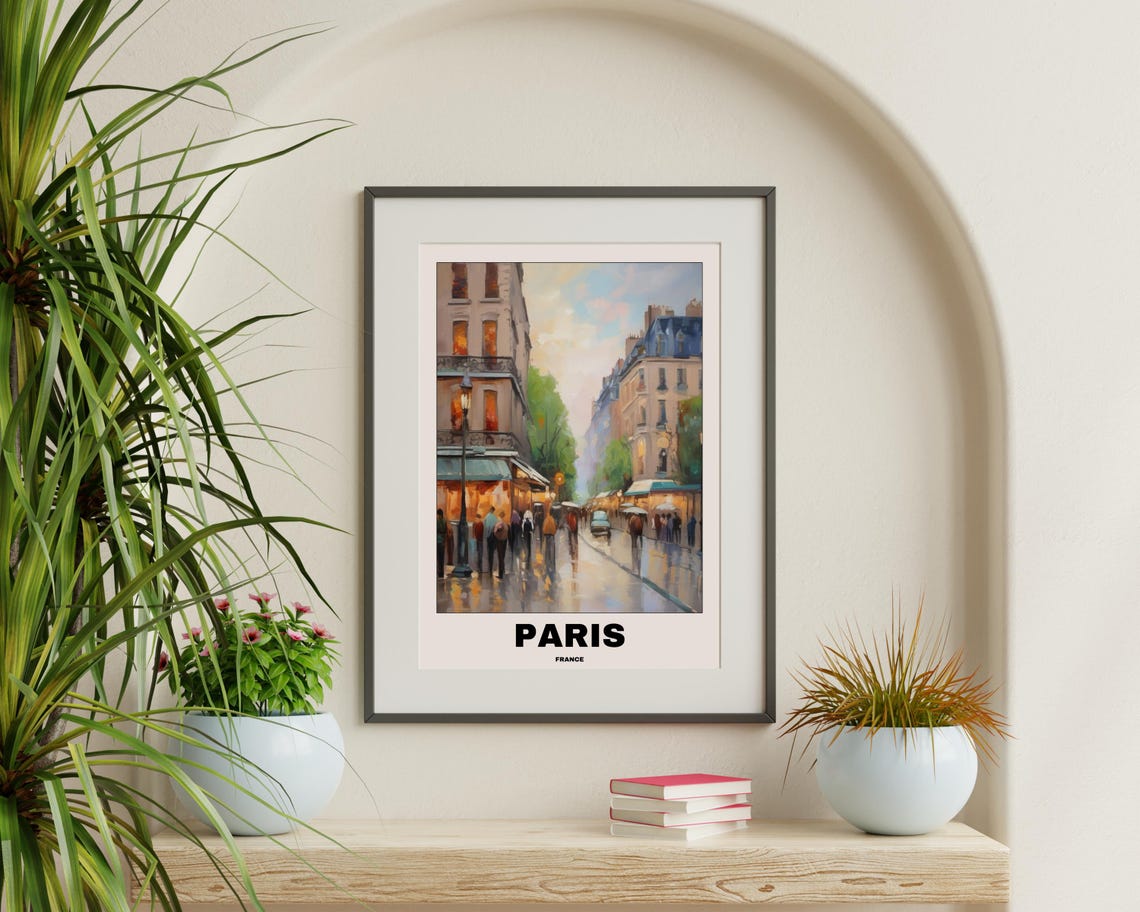 Paris Scenic Travel Poster, City Landscape - Image 3