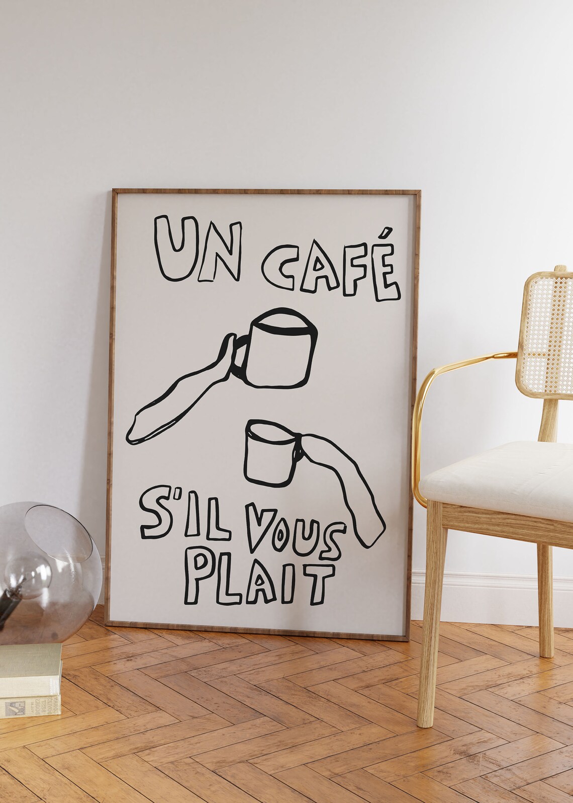 Un Caf Minimalist French Coffee Kitchen Decor - Image 3