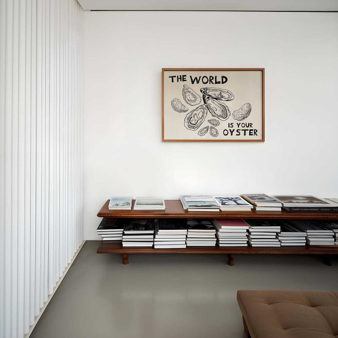 The World Is Your Oyster Retro Kitchen Poster Art - Image 2