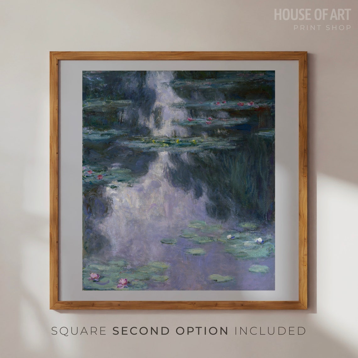 Claude Monet Water Lilies Pond Giverny Impressionist Art Print - Image 3