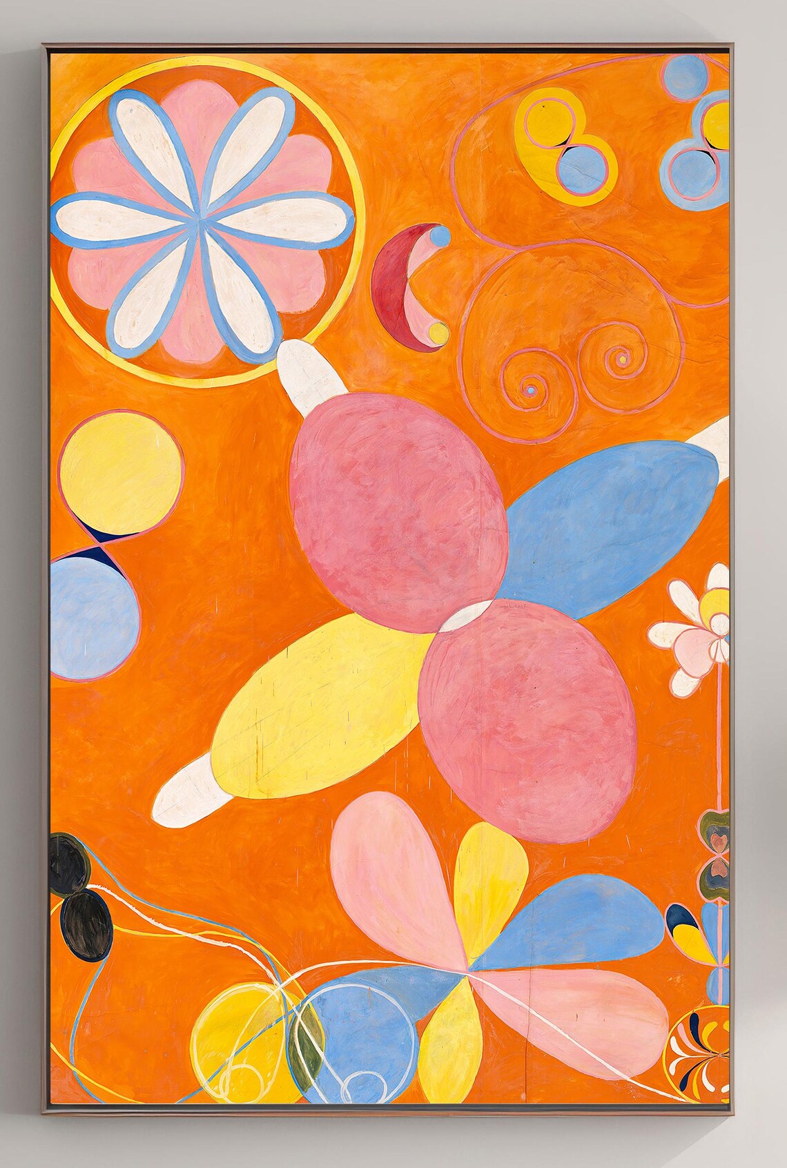 Hilma af Klint Orange Petals Floral Abstract Vintage Wall Art Poster - Image 5