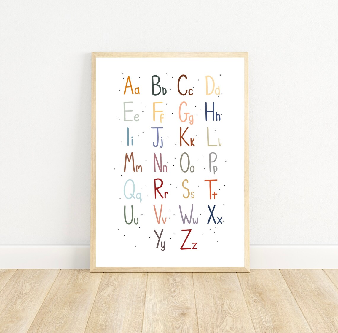 Nursery Alphabet ABC, Educational Poster - Image 5