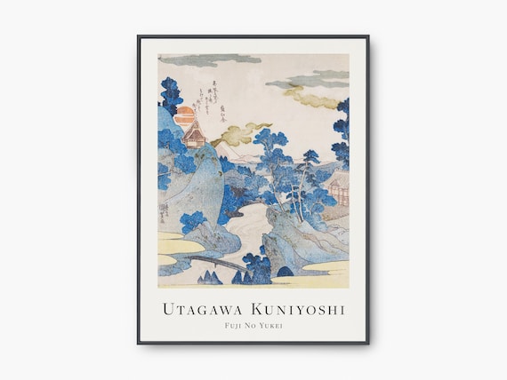 Mountain Fuji Art Japanese Wall Painting Moder House Decor
