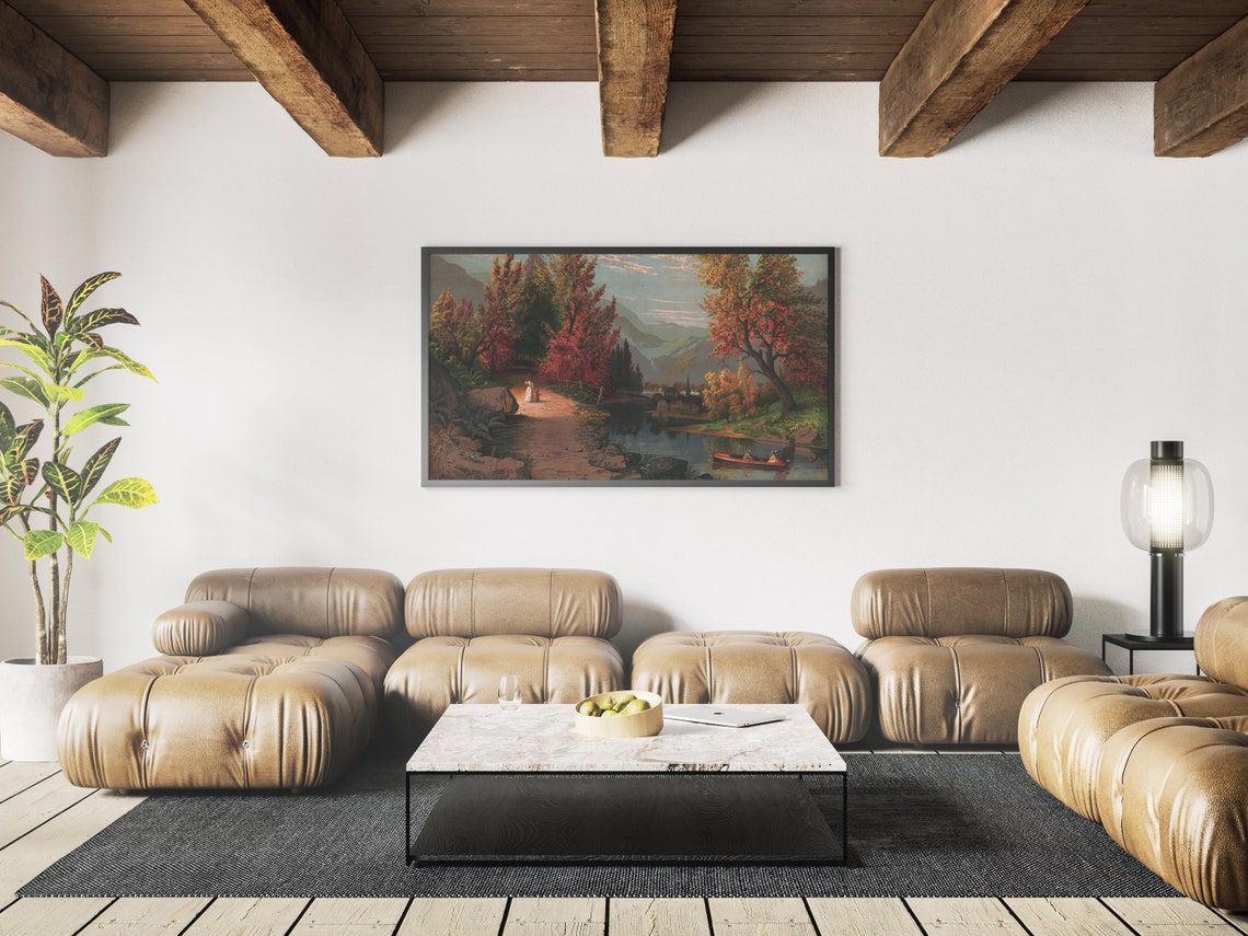 Autumn Fall Painting, Frame TV Art - Image 4