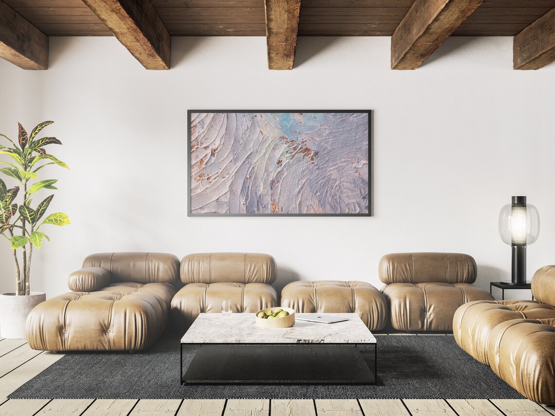 Abstract Spring Oil Painting TV Art Print - Image 3