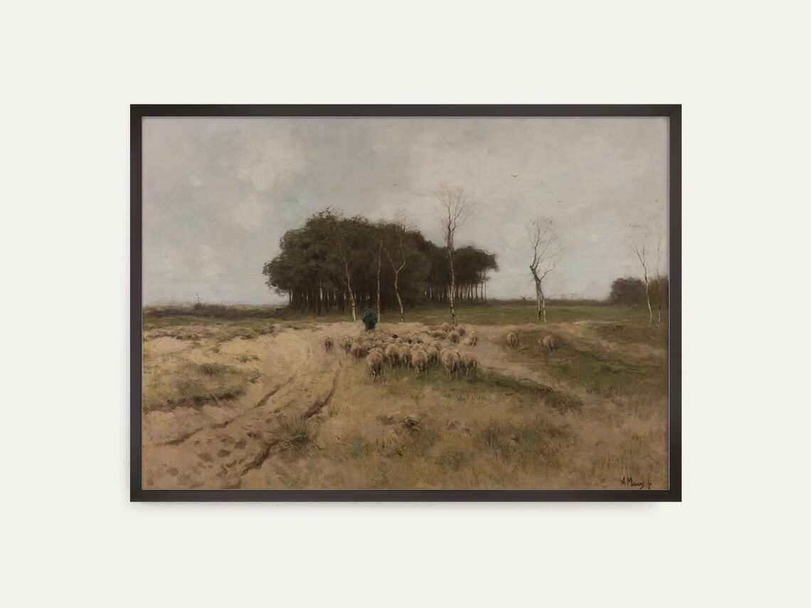 Country Landscape - Abstract Modern Art Print - Image 4
