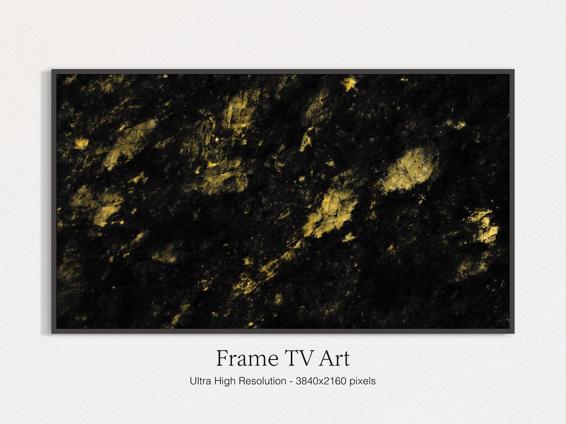 Gold Dust Abstract Modern Art Print