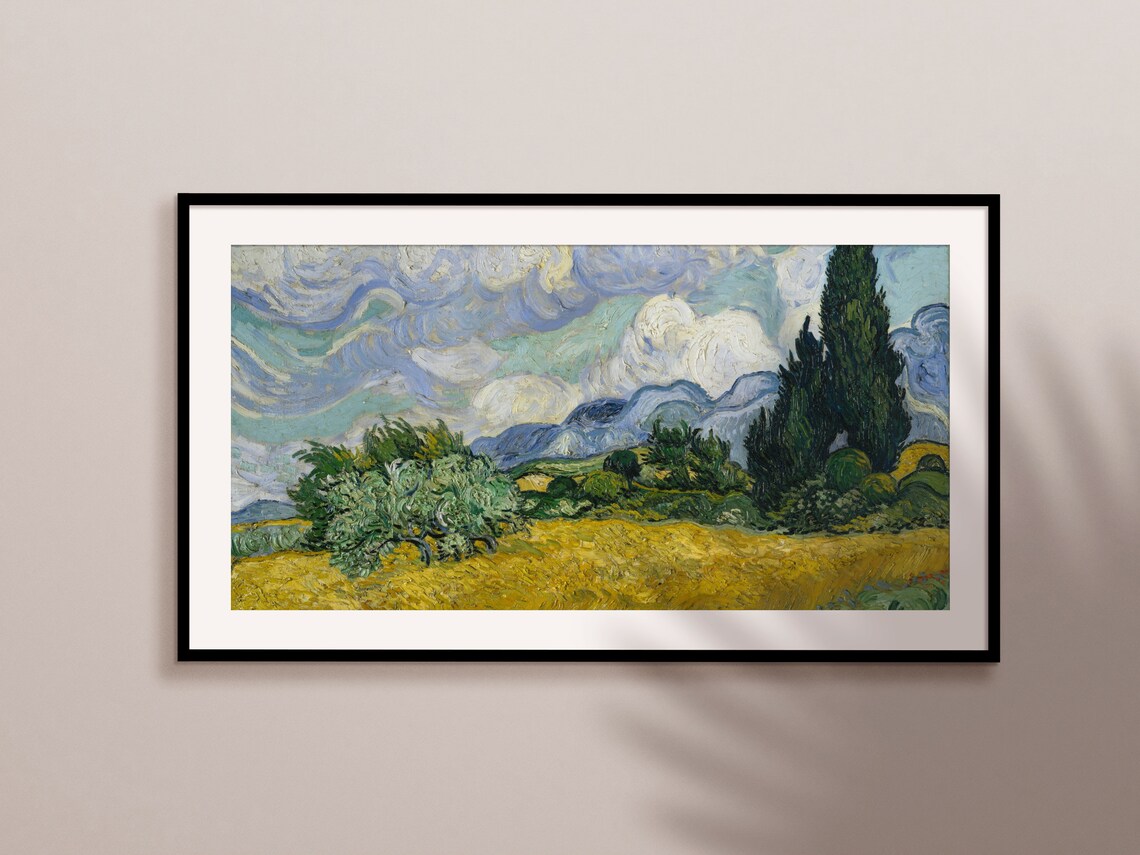 Van Gogh Wheat Field Art Print, Oil Paintings - Image 2