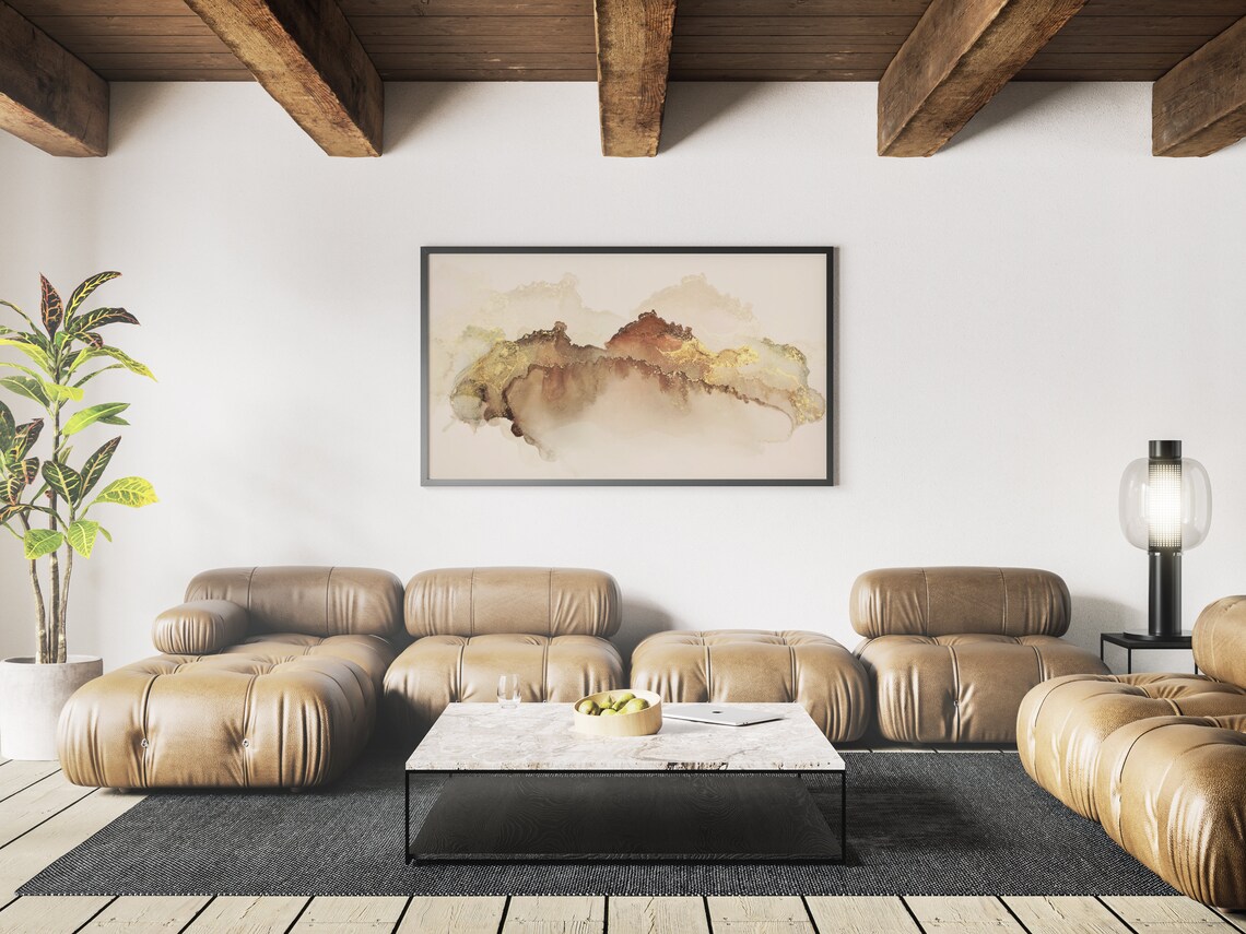Abstract Minimalist Modern Painting, Wall Art Print - Image 3