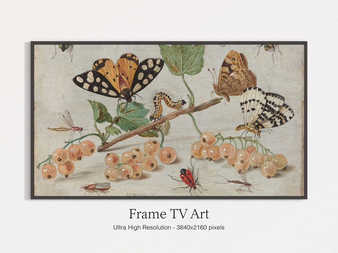 Classic Botanical Painting, Nature Decor