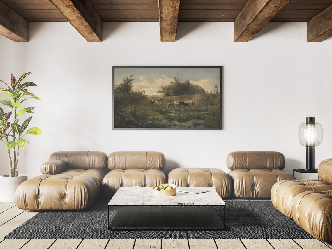 Vintage Landscape Painting - Image 4
