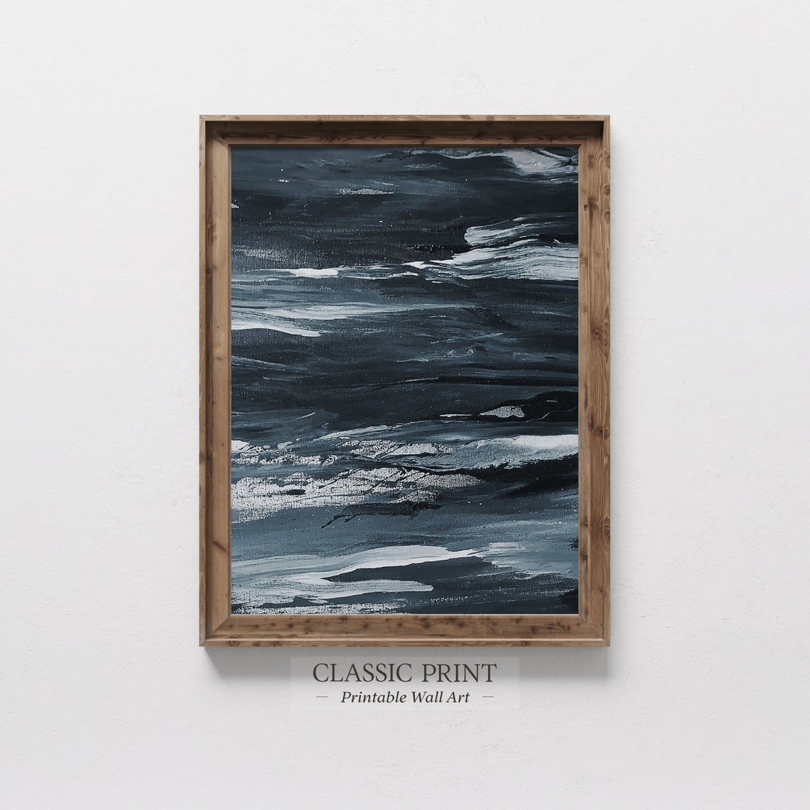 Abstract Water Print, Modern Art