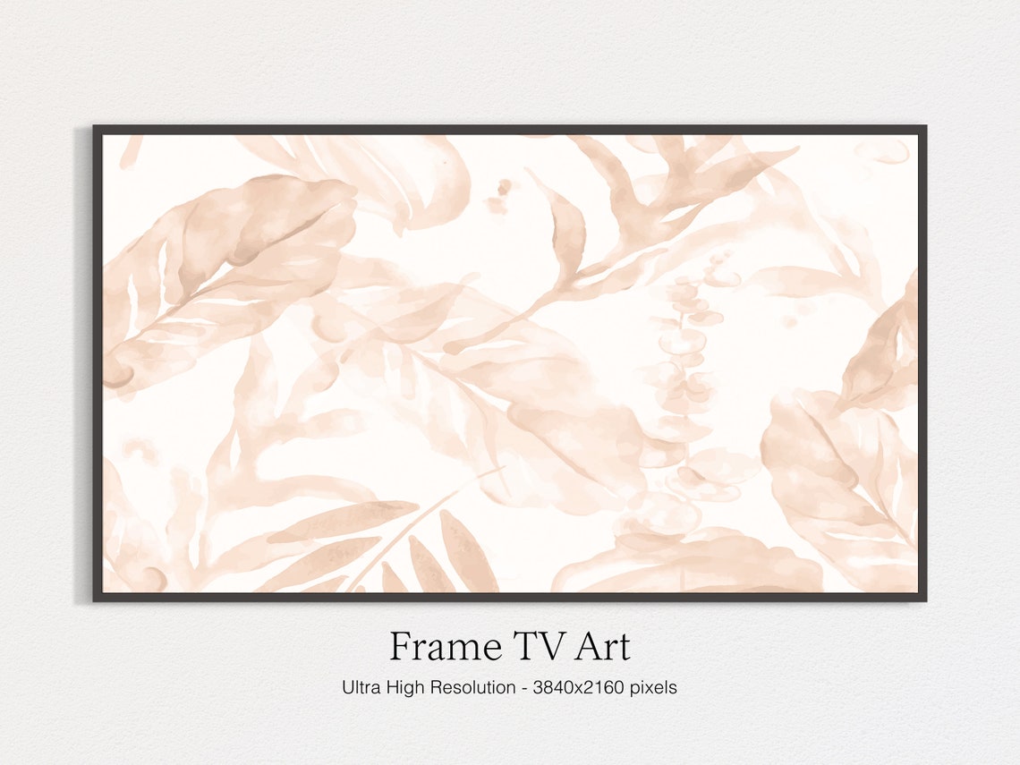 Botanical Watercolor Painting For TV
