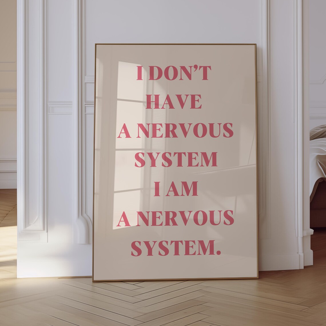 I Dont Have A Nervous System, Funny Anxiety Quote