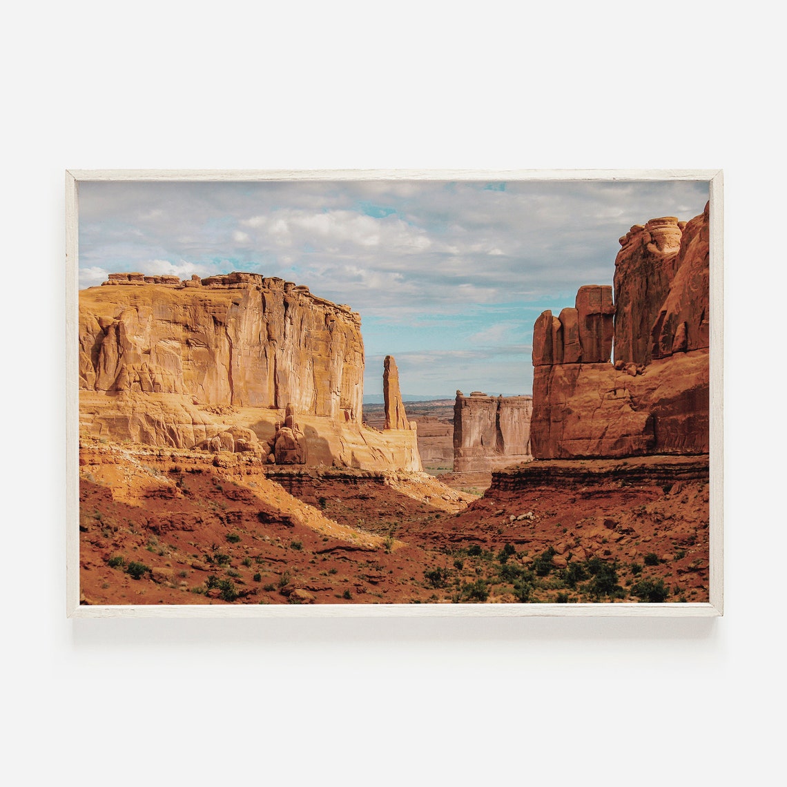 Red Rock Canyon Towers Utah Desert Landscape Photo Art Poster