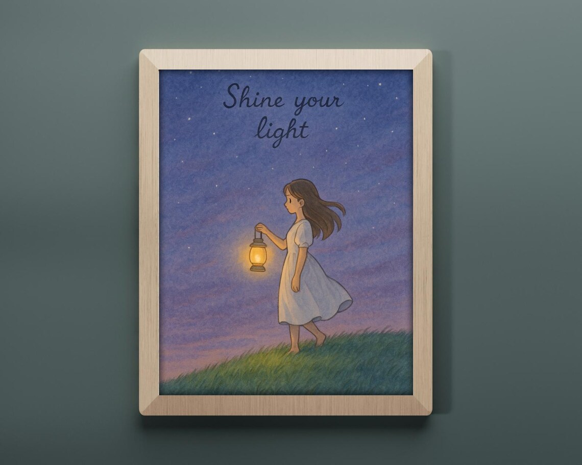 Shine Your Light - Inspirational Wall Art - Image 2