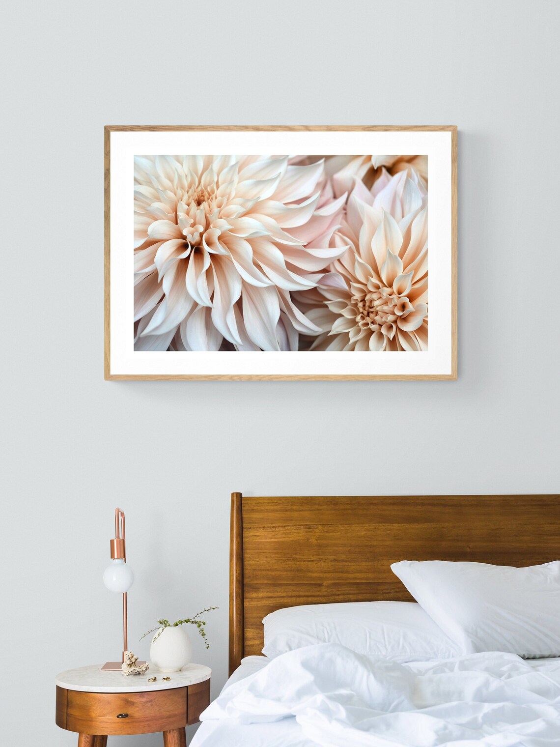Dahlia Photograph, Botanical Floral Art Print