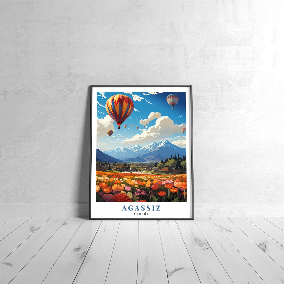 Agassiz Vintage Travel Poster, Canada