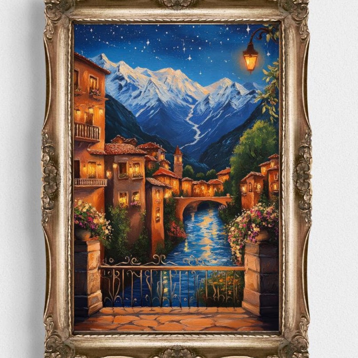 Velaris Bridge, Celestial Starry Night Court Poster