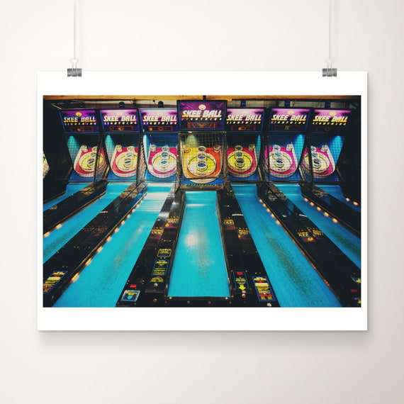 Lake Of The Ozarks Skee Ball Arcade Photograph Midwest Americana Print