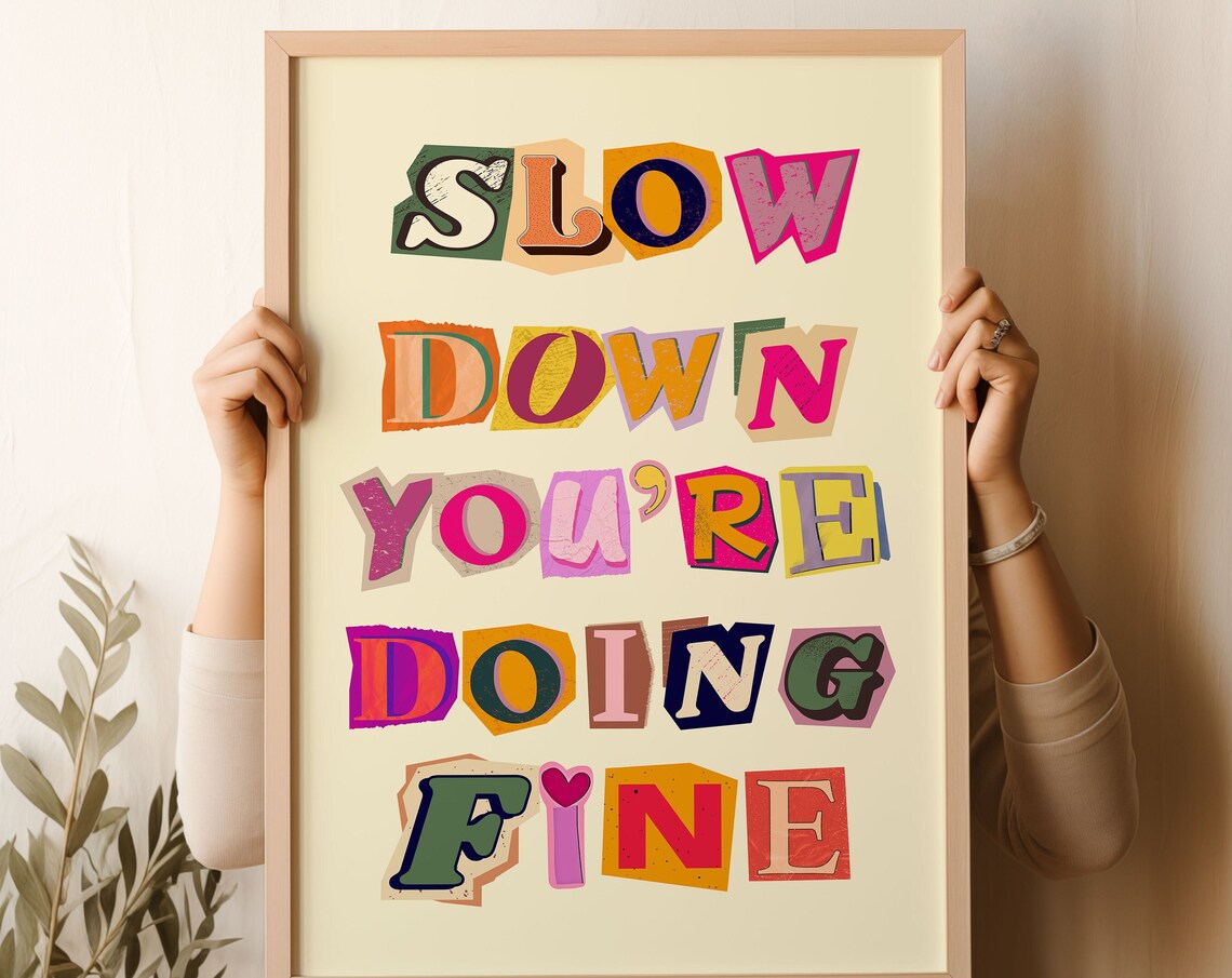 Slow Down You're Doing Fine Billy Joel Poster - Image 2