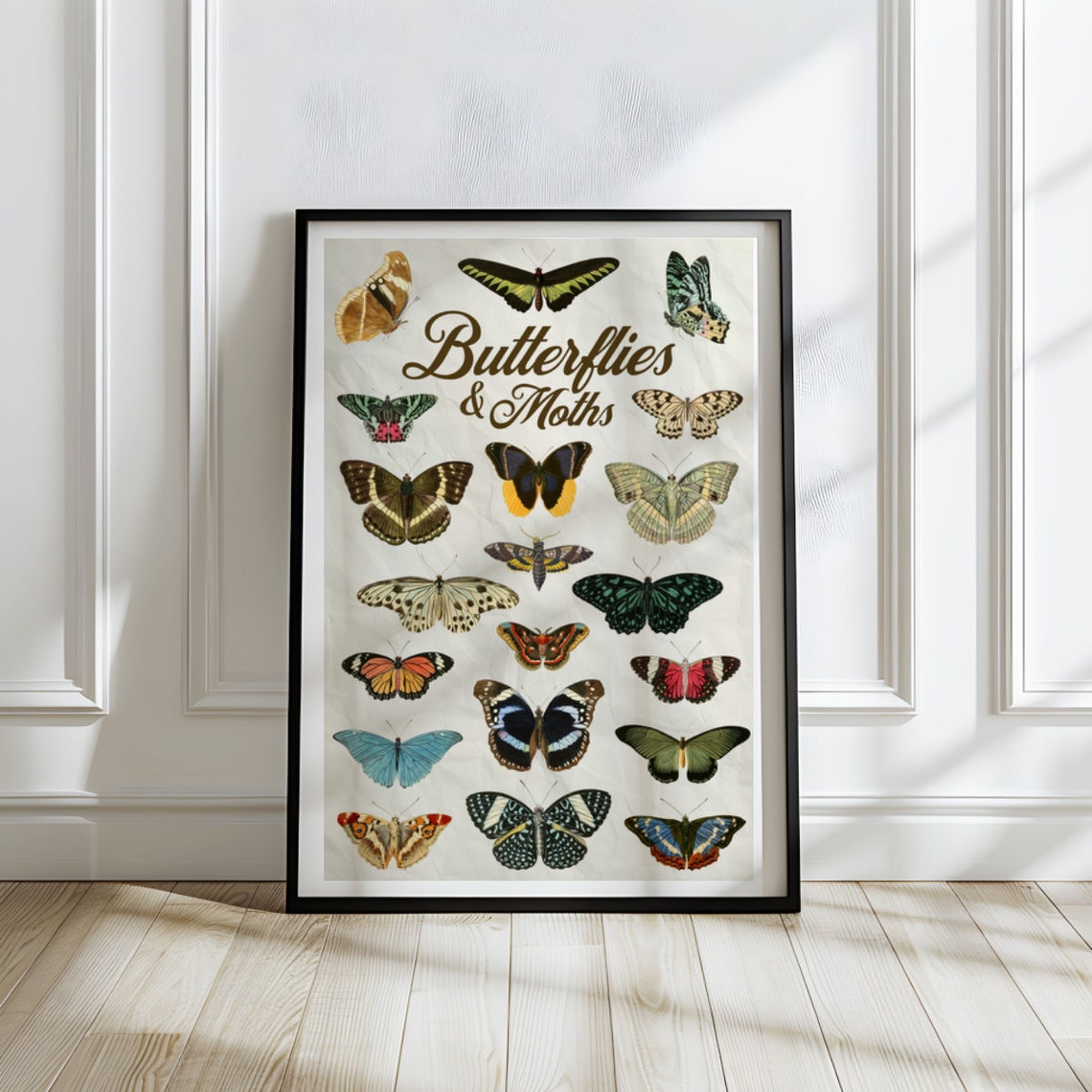 Vintage Butterflies And Moths Wall Art Instant - Image 2