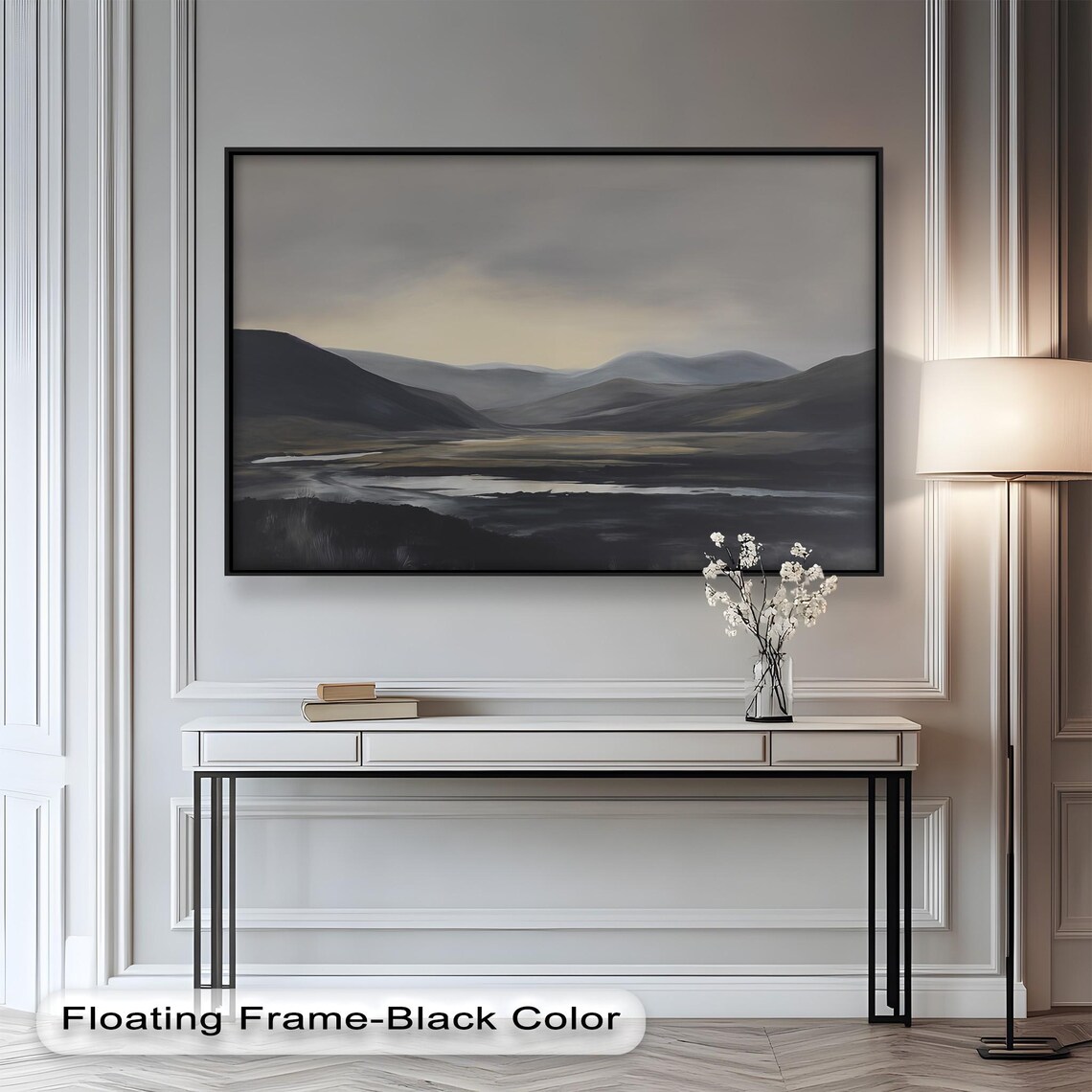 Minimalist Mountain Landscape, Modern Nature Decor - Image 2