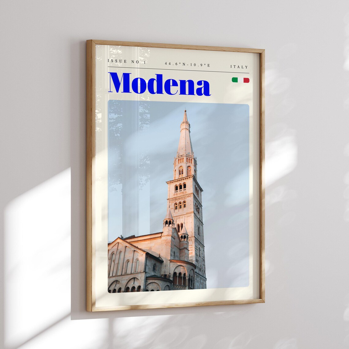 Modena Italy Cathedral Ghirlandina Tower Photo Travel Poster - Image 2