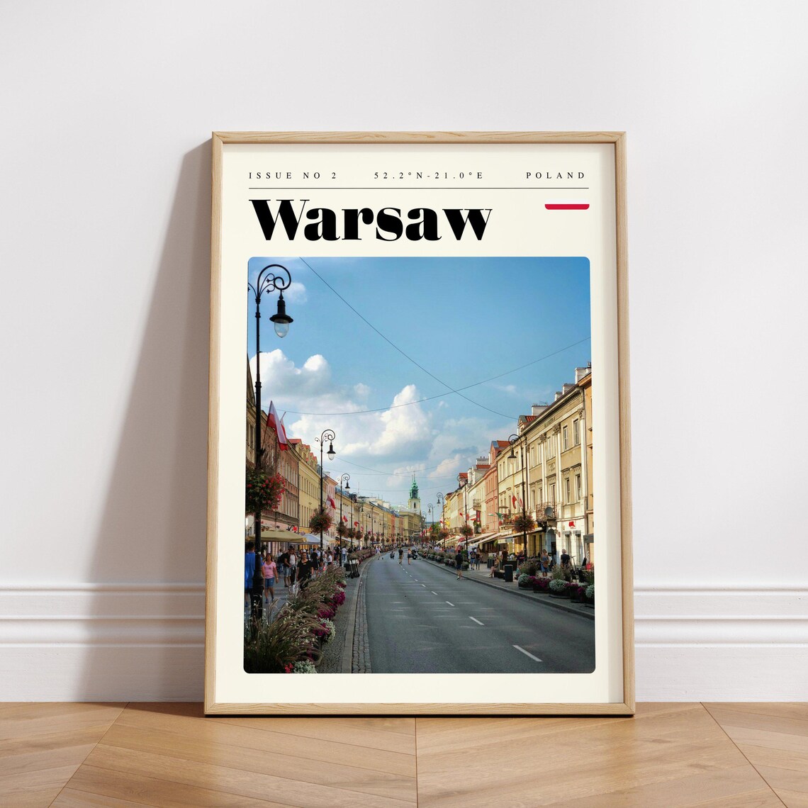 Warsaw Poland Royal Route Boulevard Old Town Photography Poster - Image 3