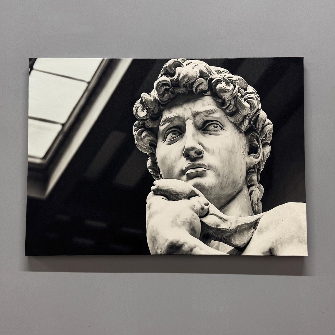 Michelangelo Statue of David Modern Art Print