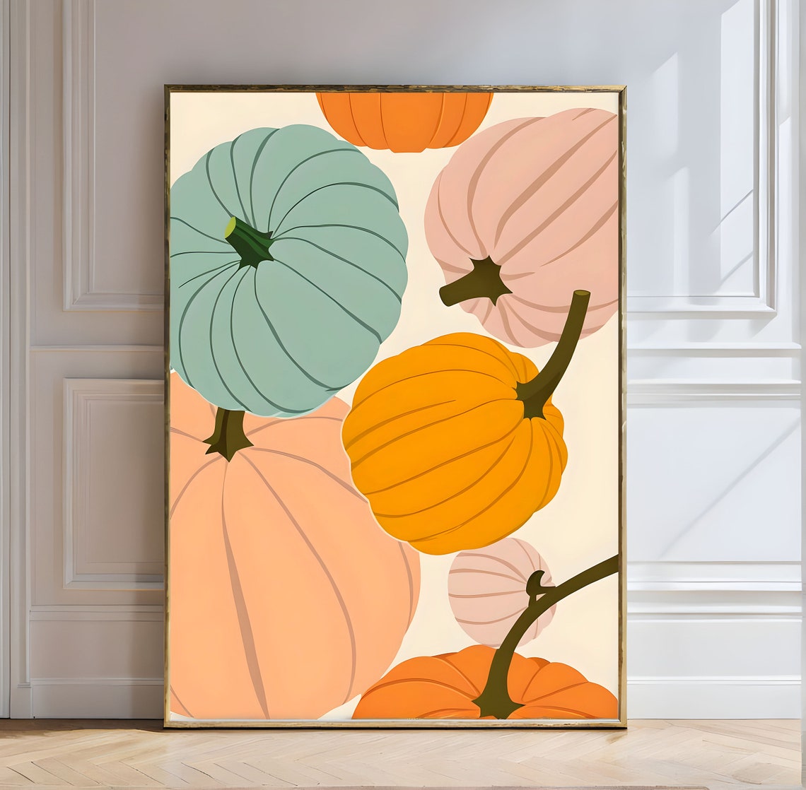 Yayoi Kusama Pumpkin Pattern Japan 1987 Pastel Gourd Art Poster - Image 5