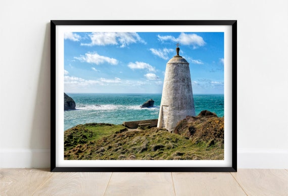 Portreath Pepper Pot And Gull Rock Cornwall Limited Edition Print Photography Fine Art Wall Art Exclusive Print Posters Photos
