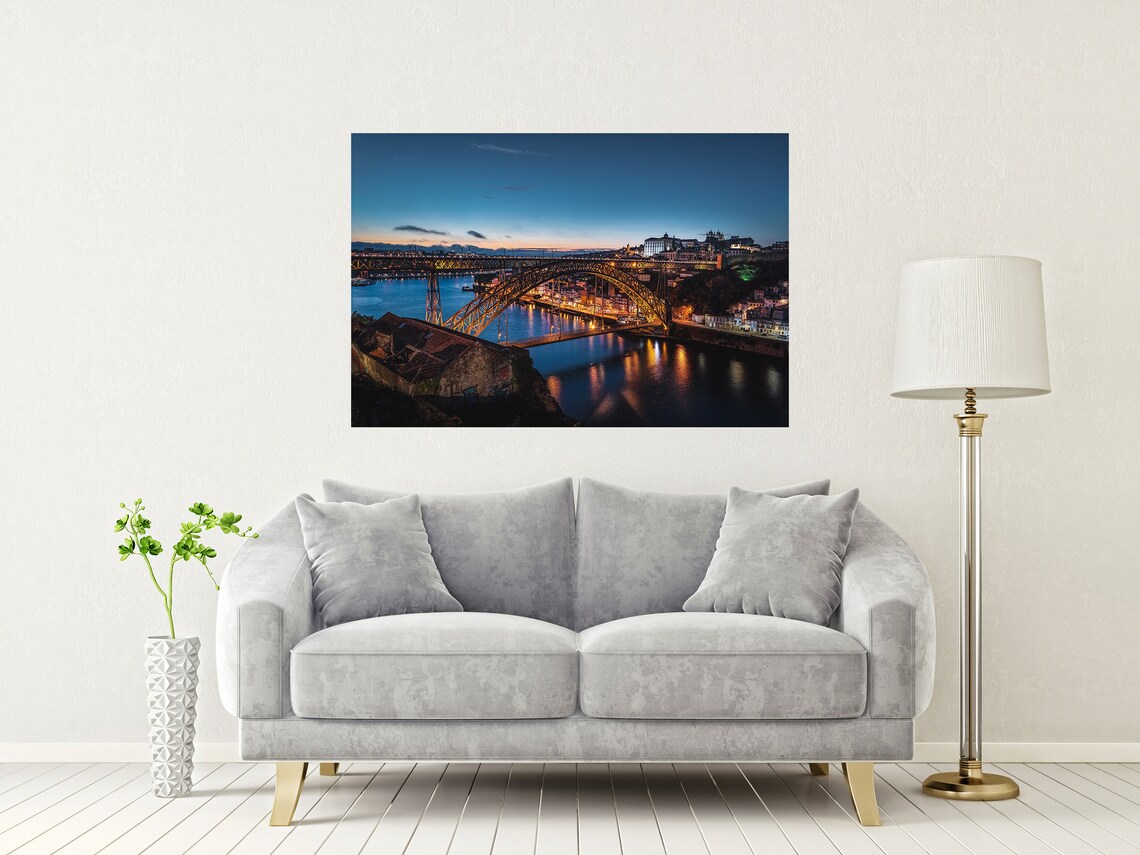 Porto Portugal Iberian Peninsula At Night Limited Edition Print Photography Fine Art Wall Art Exclusive Print Posters Photos - Image 2