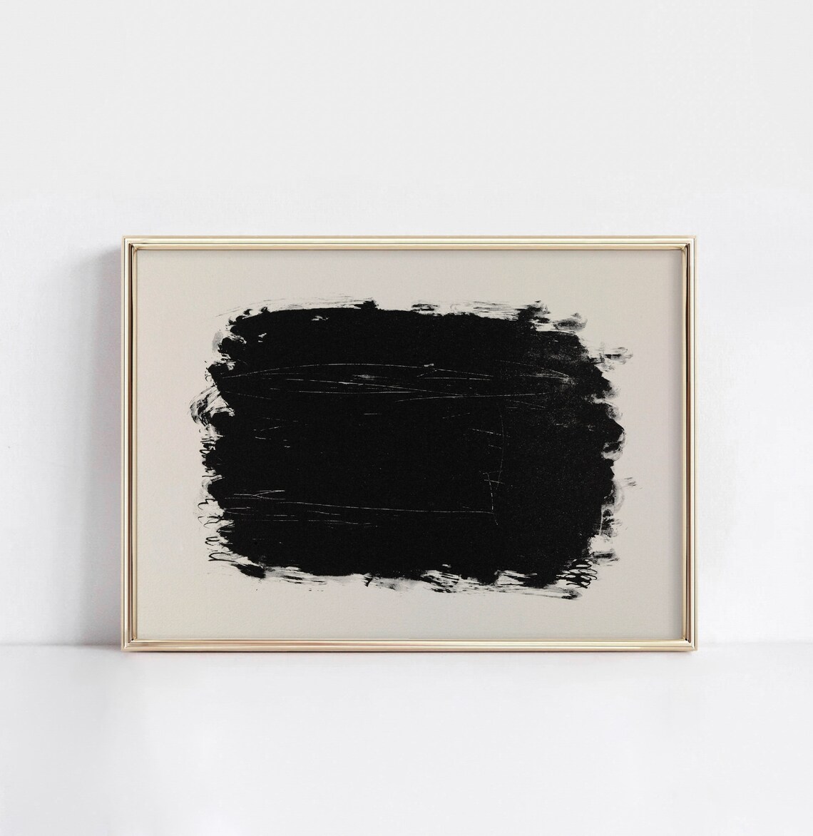 The Void Vintage Abstract Lithograph Art Print - Image 3